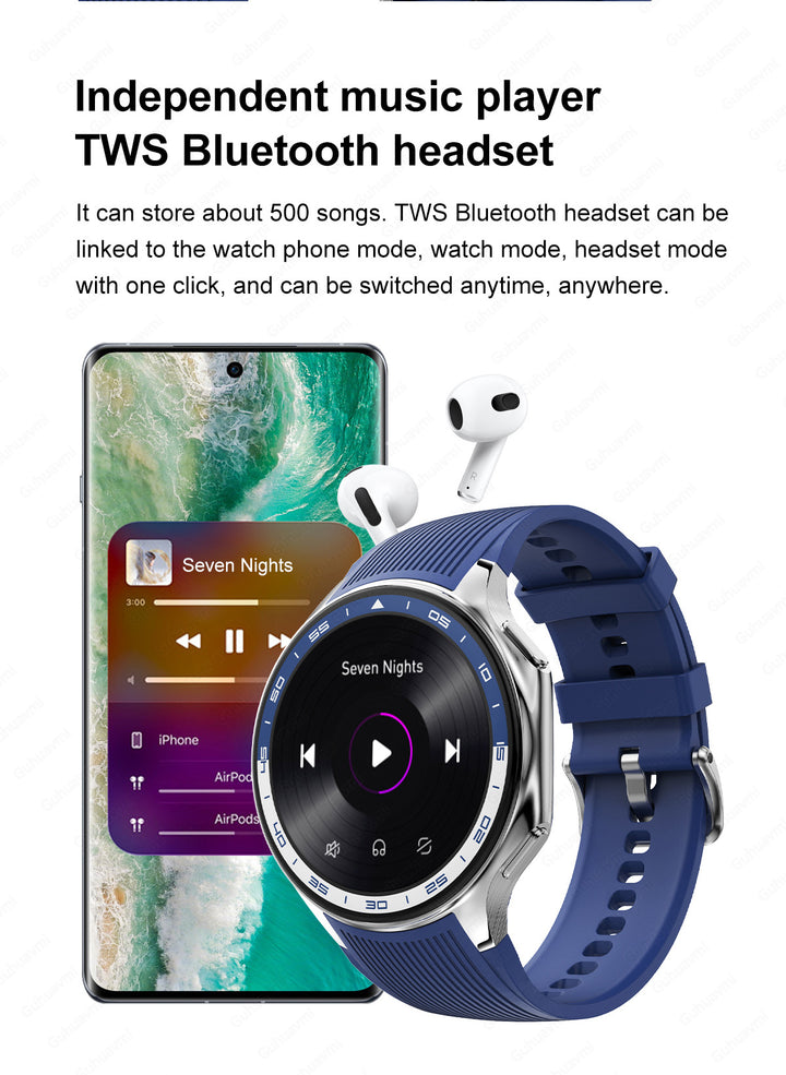 DT Advanced Smart watch with Health and Fitness Tracking, Bluetooth Calling - Waterproof and High-Resolution Display - Q-Happiness LTD