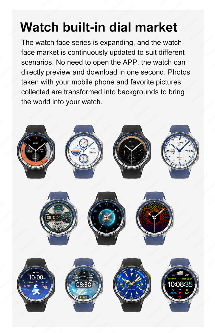 DT Advanced Smart watch with Health and Fitness Tracking, Bluetooth Calling - Waterproof and High-Resolution Display - Q-Happiness LTD