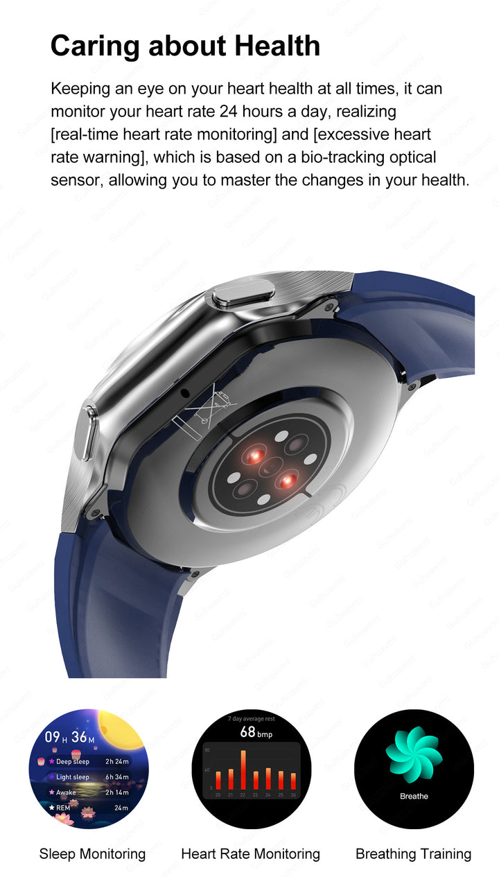 DT Advanced Smart watch with Health and Fitness Tracking, Bluetooth Calling - Waterproof and High-Resolution Display - Q-Happiness LTD