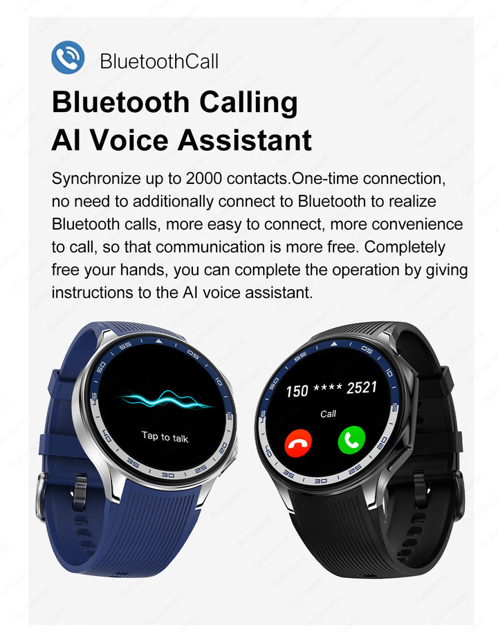 DT Advanced Smart watch with Health and Fitness Tracking, Bluetooth Calling - Waterproof and High-Resolution Display - Q-Happiness LTD
