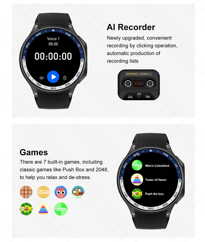 DT Advanced Smart watch with Health and Fitness Tracking, Bluetooth Calling - Waterproof and High-Resolution Display - Q-Happiness LTD