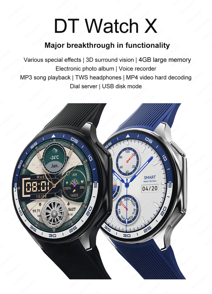 DT Advanced Smart watch with Health and Fitness Tracking, Bluetooth Calling - Waterproof and High-Resolution Display - Q-Happiness LTD
