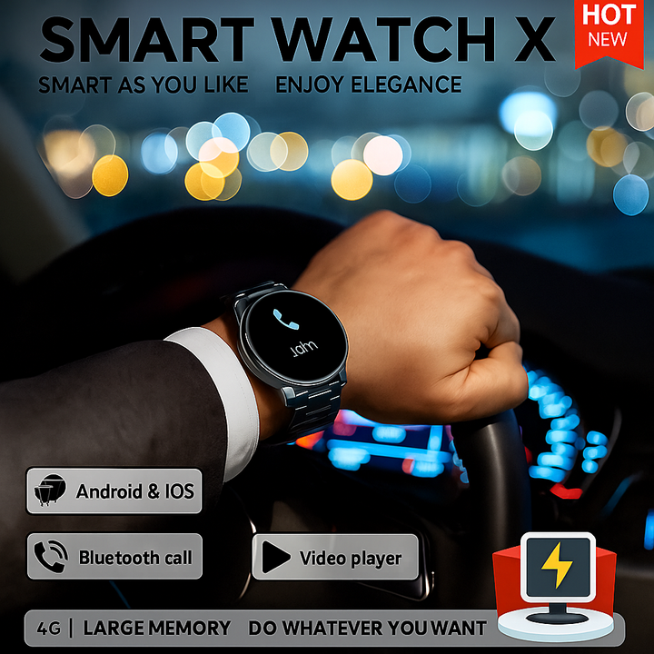 DT Advanced Smart watch with Health and Fitness Tracking, Bluetooth Calling - Waterproof and High-Resolution Display - Q-Happiness LTD