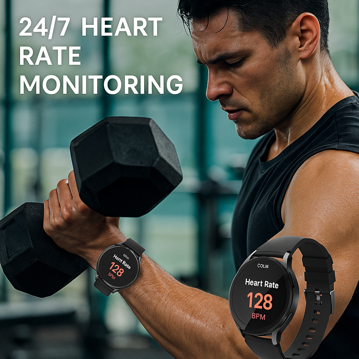 COLMI i28 Ultra AI Smart watch for Men & Women – AMOLED HD Display, Bluetooth Call, Fitness Tracker & Muslim Prayer Features- q-happiness-ltd
