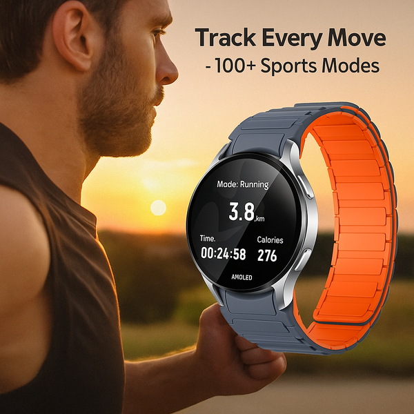 COLMI i28 Ultra AI Smart watch for Men & Women – AMOLED HD Display, Bluetooth Call, Fitness Tracker & Muslim Prayer Features- q-happiness-ltd
