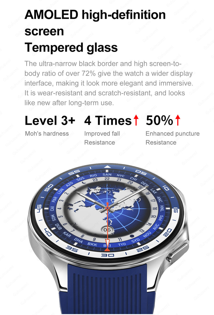 DT Advanced Smart watch with Health and Fitness Tracking, Bluetooth Calling - Waterproof and High-Resolution Display - Q-Happiness LTD