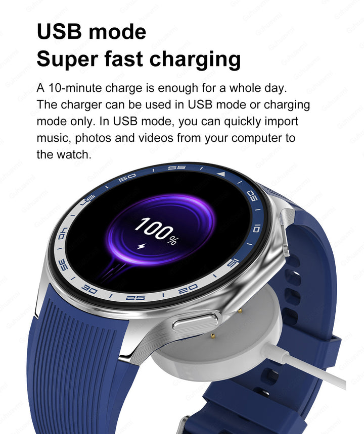 DT Advanced Smart watch with Health and Fitness Tracking, Bluetooth Calling - Waterproof and High-Resolution Display - Q-Happiness LTD