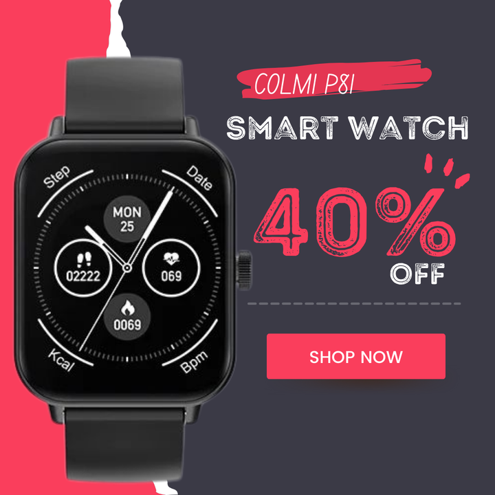 COLMI P81 Voice Calling Smart Watch Ultra 1.9 inch Screen 24H Health Monitor 100+ Sports Modes, Bluetooth Smartwatch Men Women - Q-Happiness LTD