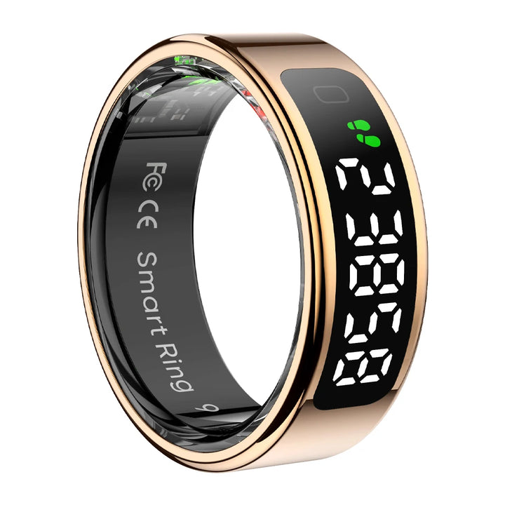 COLMI R12 Smart Ring with Display Screen and Touch, Wireless Charging, Health Manager, 5 ATM Waterproof For Men Women
