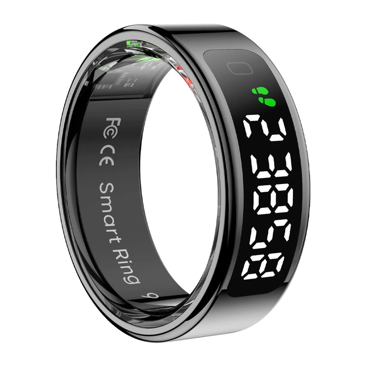 COLMI R12 Smart Ring with Display Screen and Touch, Wireless Charging, Health Manager, 5 ATM Waterproof For Men Women
