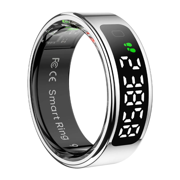COLMI R12 Smart Ring with Display Screen and Touch, Wireless Charging, Health Manager, 5 ATM Waterproof For Men Women
