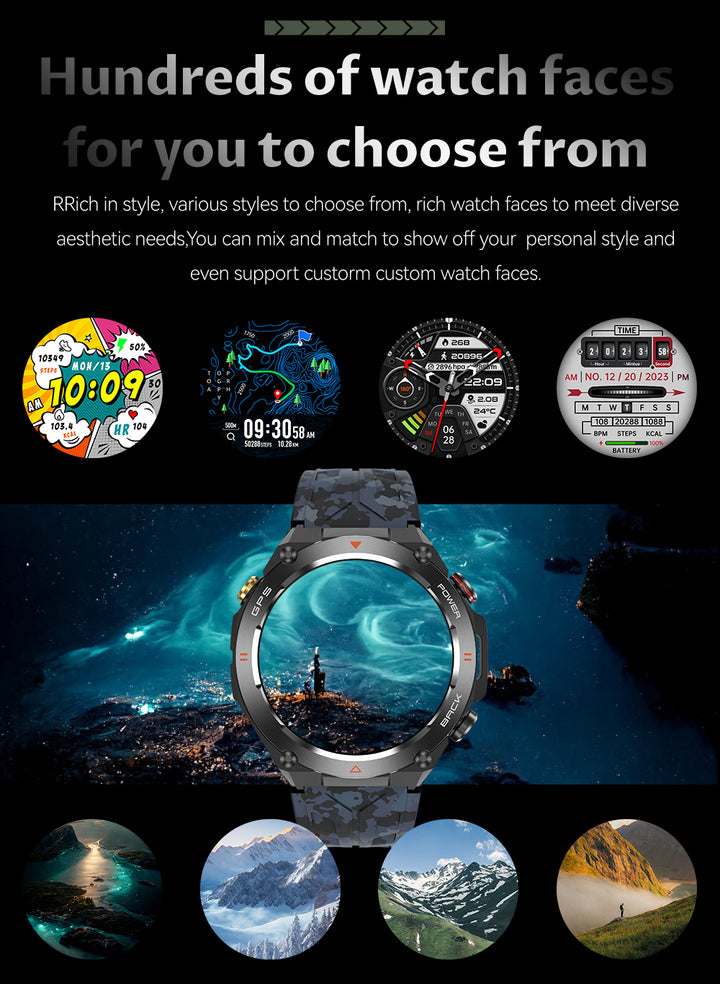 COLMI V75 GPS Smart Watch for Men & Women | Best Fitness Tracker Smartwatch with Blood Pressure & Built-in GPS, Waterproof- Q-Happiness LTD
