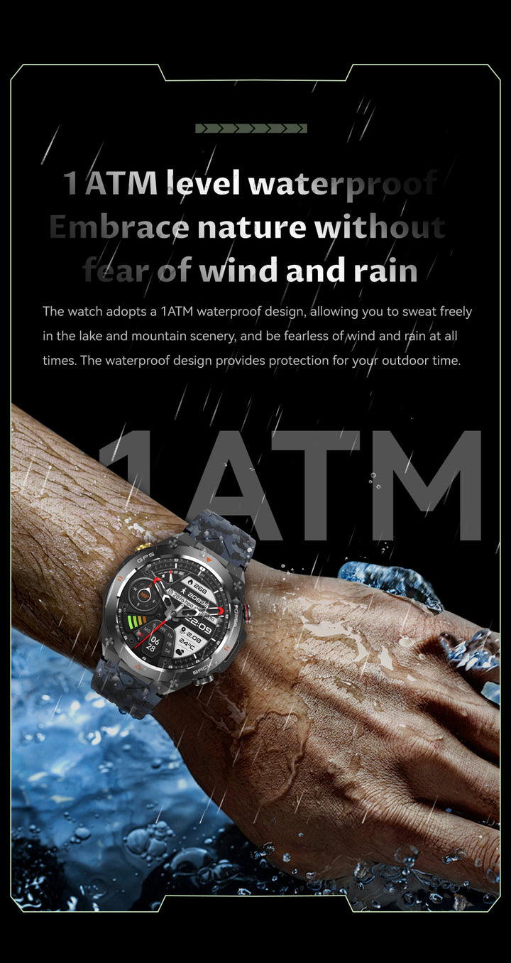 COLMI V75 GPS Smart Watch for Men & Women | Best Fitness Tracker Smartwatch with Blood Pressure & Built-in GPS, Waterproof- Q-Happiness LTD
