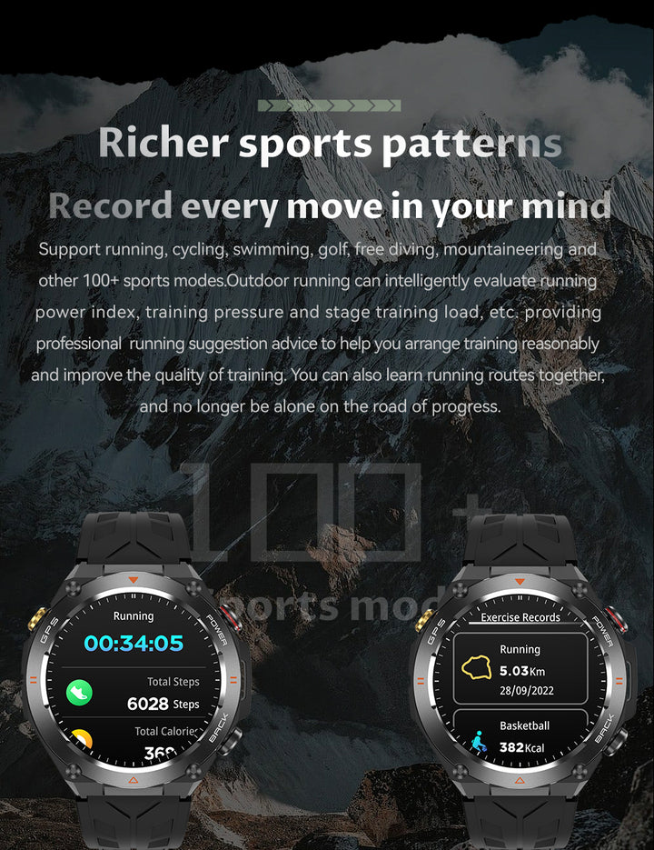 COLMI V75 GPS Smart Watch for Men & Women | Best Fitness Tracker Smartwatch with Blood Pressure & Built-in GPS, Waterproof- Q-Happiness LTD
