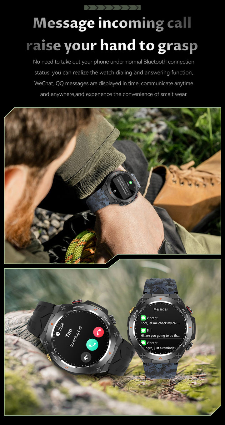 COLMI V75 GPS Smart Watch for Men & Women | Best Fitness Tracker Smartwatch with Blood Pressure & Built-in GPS, Waterproof- Q-Happiness LTD

