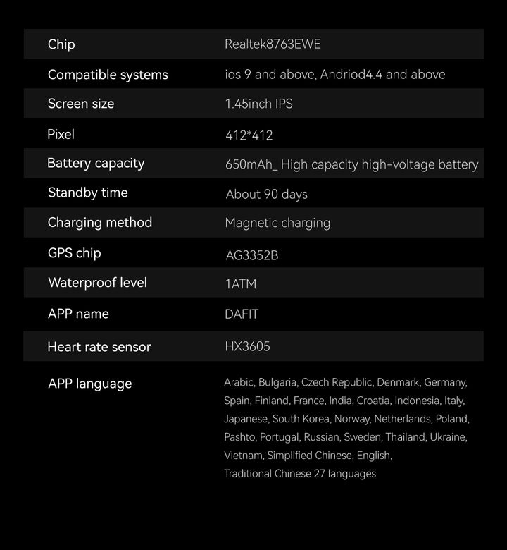COLMI V75 GPS Smart Watch for Men & Women | Best Fitness Tracker Smartwatch with Blood Pressure & Built-in GPS, Waterproof- Q-Happiness LTD
