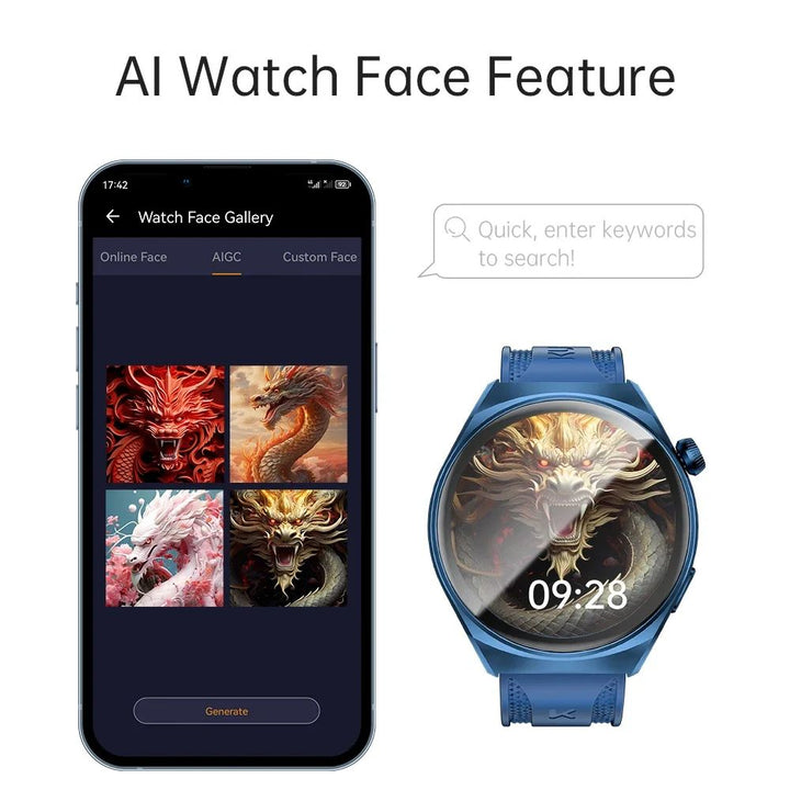 KUMI GW6 Smart Watch for Android & iOS