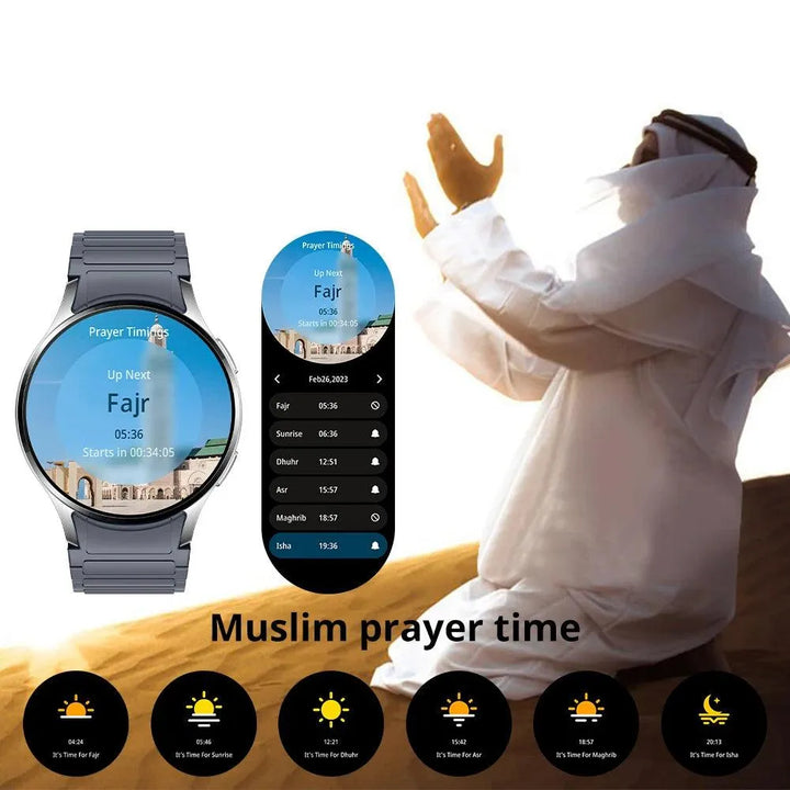 COLMI i28 Ultra AI Smartwatch AMOLED Display, Built-in AI Da-GPT, Muslim Prayer, Bluetooth Call Watch, Smartwatch For Men Women - Q-Happiness LTD
