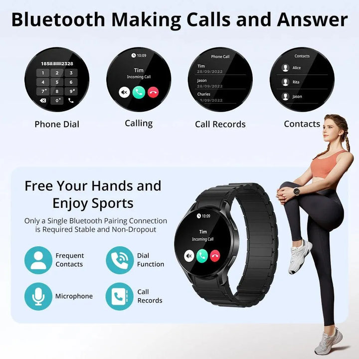COLMI i28 Ultra AI Smartwatch AMOLED Display, Built-in AI Da-GPT, Muslim Prayer, Bluetooth Call Watch, Smartwatch For Men Women - Q-Happiness LTD