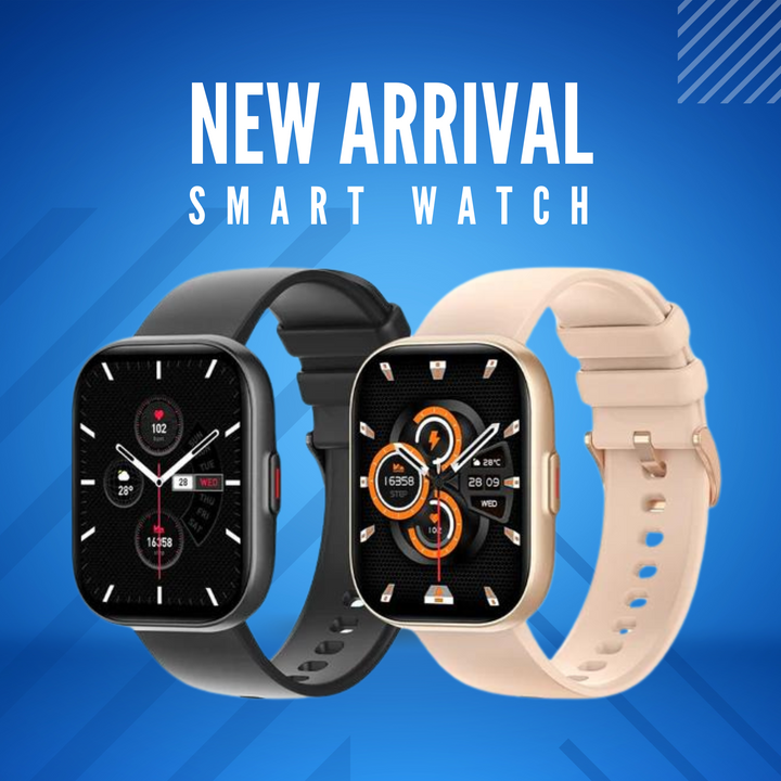 COLMI P68 Smartwatch 2.04'' AMOLED Screen 100 Sports Modes 7 Day Battery Life Support Always On Display Smart Watch Men Women - Q-Happiness LTD