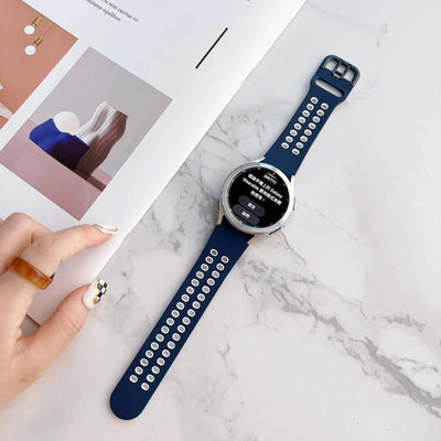 20mm Silicone Strap for Samsung Galaxy watch series 4 Classic 46mm 42mm 5 pro 45mm Silicone bracelet Galaxy Watch 5/4 44mm 40mm - Q-Happiness LTD