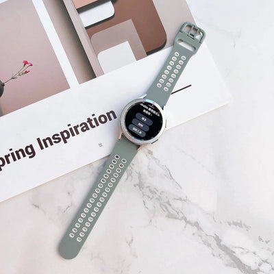 20mm Silicone Strap for Samsung Galaxy watch series 4 Classic 46mm 42mm 5 pro 45mm Silicone bracelet Galaxy Watch 5/4 44mm 40mm - Q-Happiness LTD