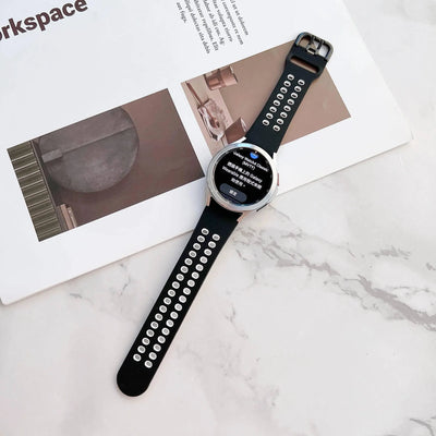 20mm Silicone Strap for Samsung Galaxy watch series 4 Classic 46mm 42mm 5 pro 45mm Silicone bracelet Galaxy Watch 5/4 44mm 40mm - Q-Happiness LTD