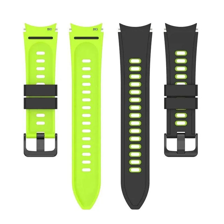 20mm watch Band For Samsung Galaxy Watch 4 classic 42mm 46mm Silicone Sports Bracelet Galaxy Watch 4 5 40 44mm 5 pro 45mm Strap - Q-Happiness LTD