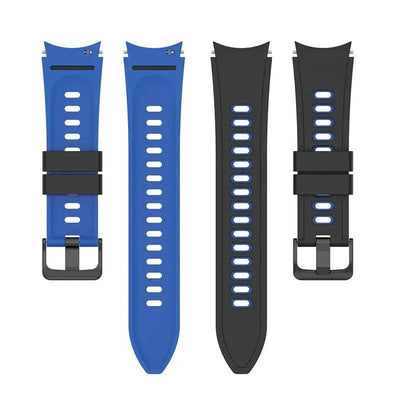 20mm watch Band For Samsung Galaxy Watch 4 classic 42mm 46mm Silicone Sports Bracelet Galaxy Watch 4 5 40 44mm 5 pro 45mm Strap - Q-Happiness LTD