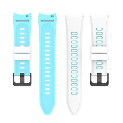 20mm watch Band For Samsung Galaxy Watch 4 classic 42mm 46mm Silicone Sports Bracelet Galaxy Watch 4 5 40 44mm 5 pro 45mm Strap - Q-Happiness LTD
