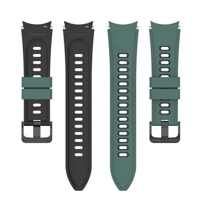 20mm watch Band For Samsung Galaxy Watch 4 classic 42mm 46mm Silicone Sports Bracelet Galaxy Watch 4 5 40 44mm 5 pro 45mm Strap - Q-Happiness LTD