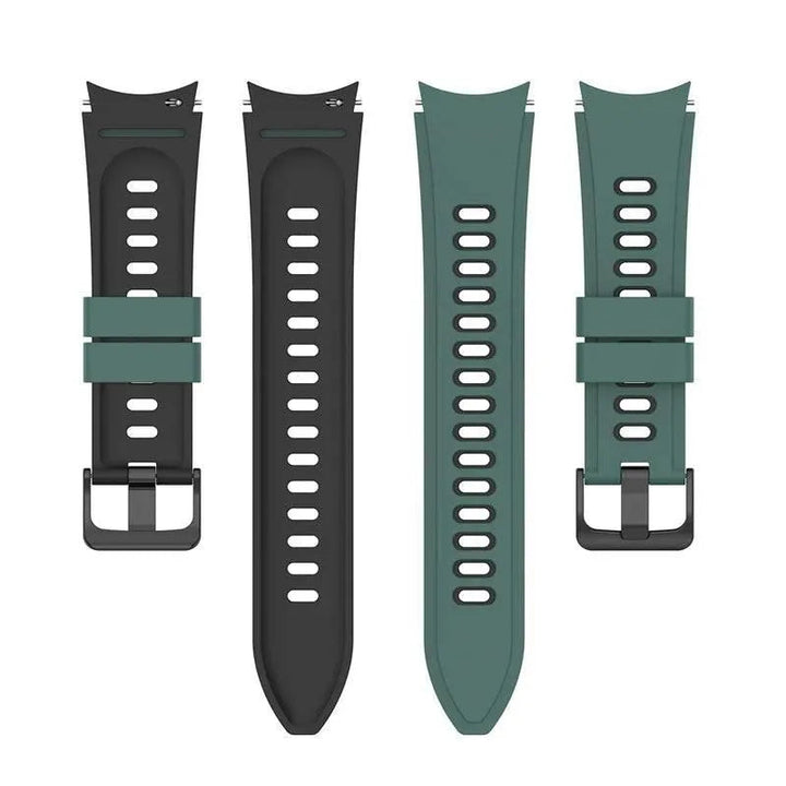 20mm watch Band For Samsung Galaxy Watch 4 classic 42mm 46mm Silicone Sports Bracelet Galaxy Watch 4 5 40 44mm 5 pro 45mm Strap - Q-Happiness LTD