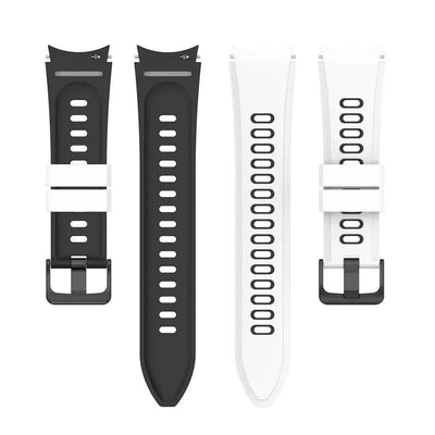 20mm watch Band For Samsung Galaxy Watch 4 classic 42mm 46mm Silicone Sports Bracelet Galaxy Watch 4 5 40 44mm 5 pro 45mm Strap - Q-Happiness LTD