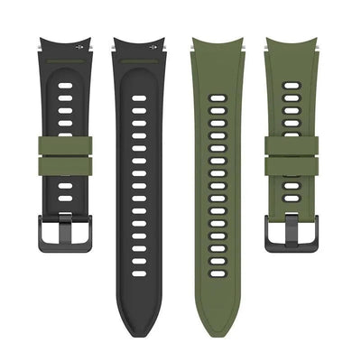20mm watch Band For Samsung Galaxy Watch 4 classic 42mm 46mm Silicone Sports Bracelet Galaxy Watch 4 5 40 44mm 5 pro 45mm Strap - Q-Happiness LTD