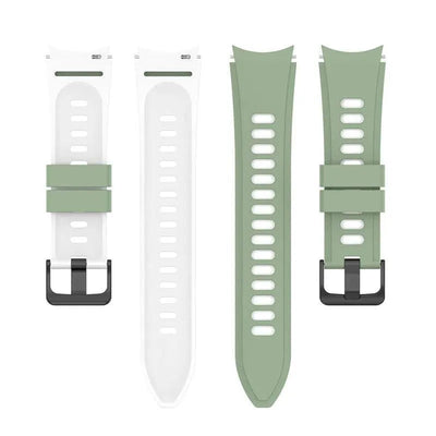 20mm watch Band For Samsung Galaxy Watch 4 classic 42mm 46mm Silicone Sports Bracelet Galaxy Watch 4 5 40 44mm 5 pro 45mm Strap - Q-Happiness LTD