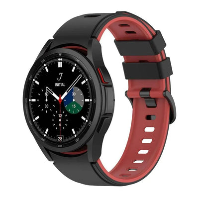 20mm watch Band For Samsung Galaxy Watch 4 classic 42mm 46mm Silicone Sports Bracelet Galaxy Watch 4 5 40 44mm 5 pro 45mm Strap - Q-Happiness LTD
