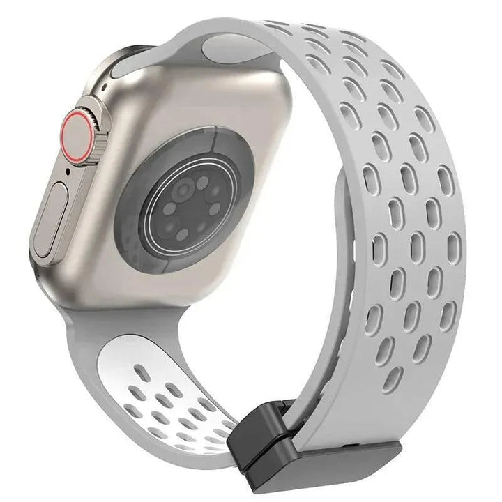 Silicone Strap for Apple watch band 49mm 46mm 45mm 44mm 40mm 41mm 38 42mm Bracelet Correa iWatch Series 10 9 8 SE 7 6 Ultra 49MM - Q-Happiness LTD