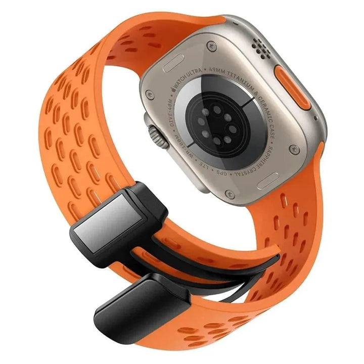 Silicone Strap for Apple watch band 49mm 46mm 45mm 44mm 40mm 41mm 38 42mm Bracelet Correa iWatch Series 10 9 8 SE 7 6 Ultra 49MM - Q-Happiness LTD