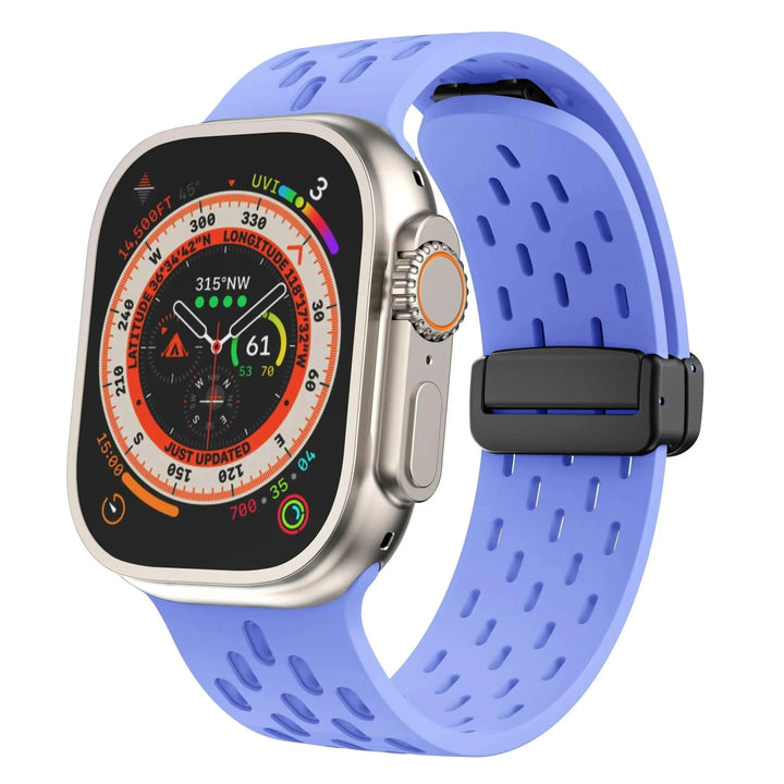 Silicone Strap for Apple watch band 49mm 46mm 45mm 44mm 40mm 41mm 38 42mm Bracelet Correa iWatch Series 10 9 8 SE 7 6 Ultra 49MM - Q-Happiness LTD