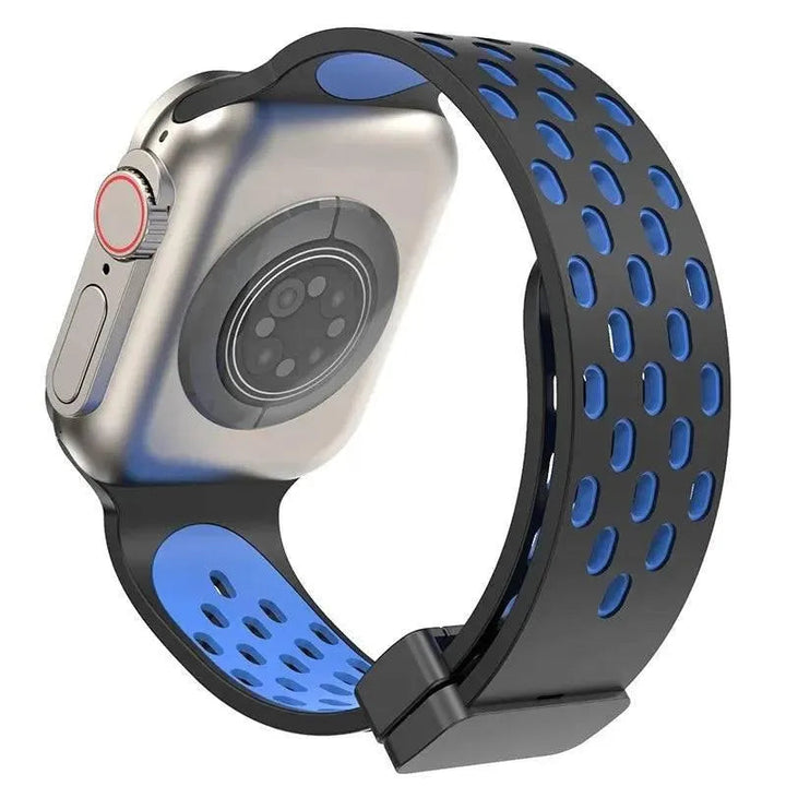 Silicone Strap for Apple watch band 49mm 46mm 45mm 44mm 40mm 41mm 38 42mm Bracelet Correa iWatch Series 10 9 8 SE 7 6 Ultra 49MM - Q-Happiness LTD