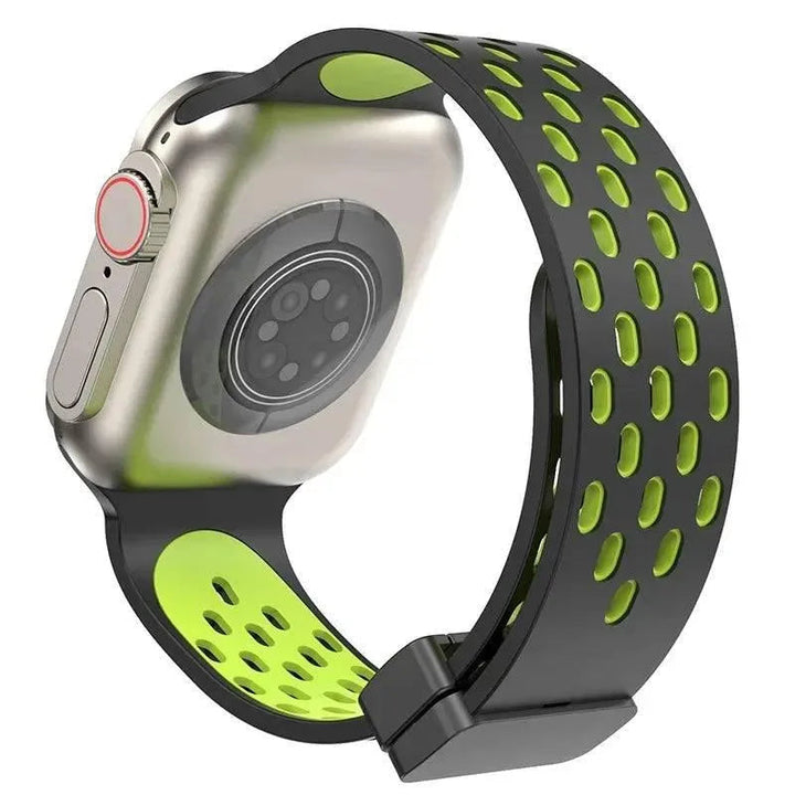 Silicone Strap for Apple watch band 49mm 46mm 45mm 44mm 40mm 41mm 38 42mm Bracelet Correa iWatch Series 10 9 8 SE 7 6 Ultra 49MM - Q-Happiness LTD