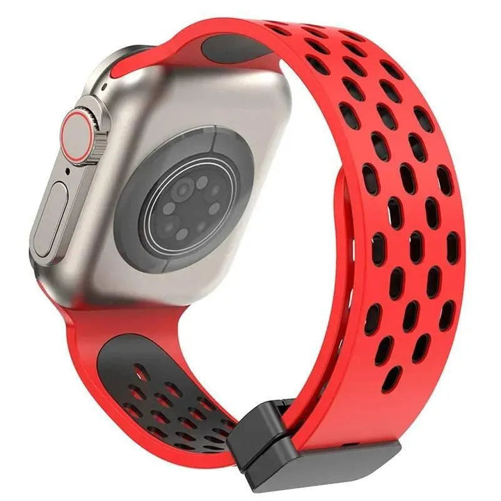 Silicone Strap for Apple watch band 49mm 46mm 45mm 44mm 40mm 41mm 38 42mm Bracelet Correa iWatch Series 10 9 8 SE 7 6 Ultra 49MM - Q-Happiness LTD