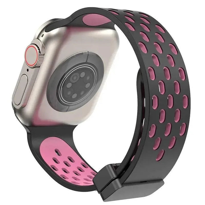 Silicone Strap for Apple watch band 49mm 46mm 45mm 44mm 40mm 41mm 38 42mm Bracelet Correa iWatch Series 10 9 8 SE 7 6 Ultra 49MM - Q-Happiness LTD