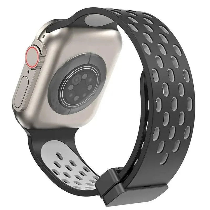Silicone Strap for Apple watch band 49mm 46mm 45mm 44mm 40mm 41mm 38 42mm Bracelet Correa iWatch Series 10 9 8 SE 7 6 Ultra 49MM - Q-Happiness LTD