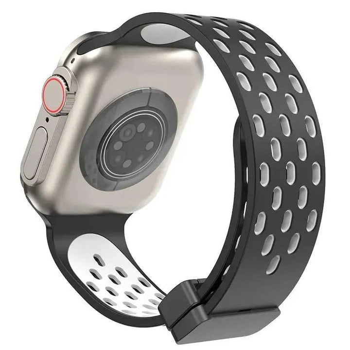Silicone Strap for Apple watch band 49mm 46mm 45mm 44mm 40mm 41mm 38 42mm Bracelet Correa iWatch Series 10 9 8 SE 7 6 Ultra 49MM - Q-Happiness LTD