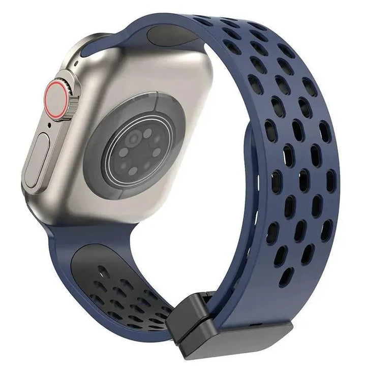 Silicone Strap for Apple watch band 49mm 46mm 45mm 44mm 40mm 41mm 38 42mm Bracelet Correa iWatch Series 10 9 8 SE 7 6 Ultra 49MM - Q-Happiness LTD