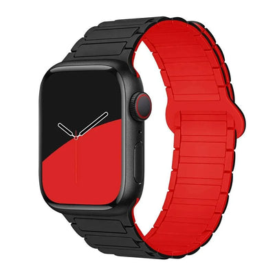 Magnetic Loop for Apple Watch Bands 44mm 40mm 49mm 45mm 41mm 38 42mm 46mm Silicone Bracelet iWatch Series ultra 10 9 8 7 Se 6 5 - Q-Happiness LTD