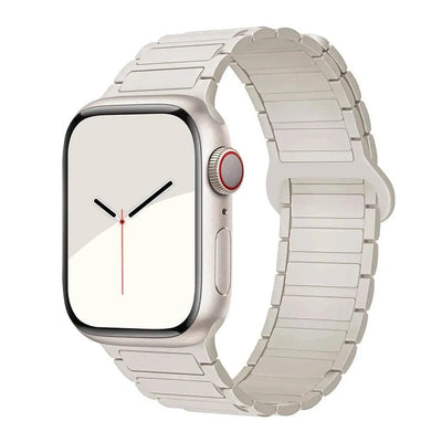 Magnetic Loop for Apple Watch Bands 44mm 40mm 49mm 45mm 41mm 38 42mm 46mm Silicone Bracelet iWatch Series ultra 10 9 8 7 Se 6 5 - Q-Happiness LTD