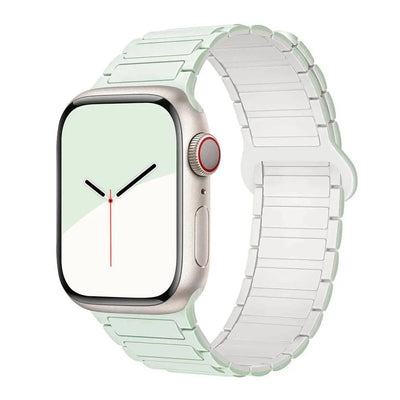 Magnetic Loop for Apple Watch Bands 44mm 40mm 49mm 45mm 41mm 38 42mm 46mm Silicone Bracelet iWatch Series ultra 10 9 8 7 Se 6 5 - Q-Happiness LTD
