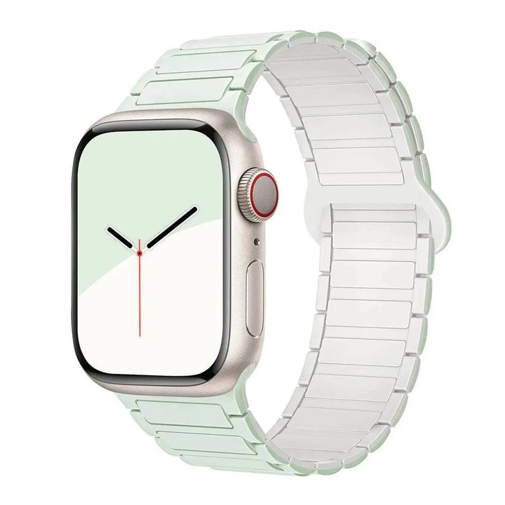 Magnetic Loop for Apple Watch Bands 44mm 40mm 49mm 45mm 41mm 38 42mm 46mm Silicone Bracelet iWatch Series ultra 10 9 8 7 Se 6 5 - Q-Happiness LTD